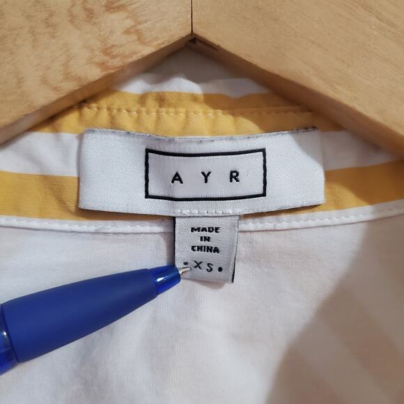 AYR The Deep End Button Down Shirt  The Deep End Button Down Shirt XS Oversized - Picture 16 of 16